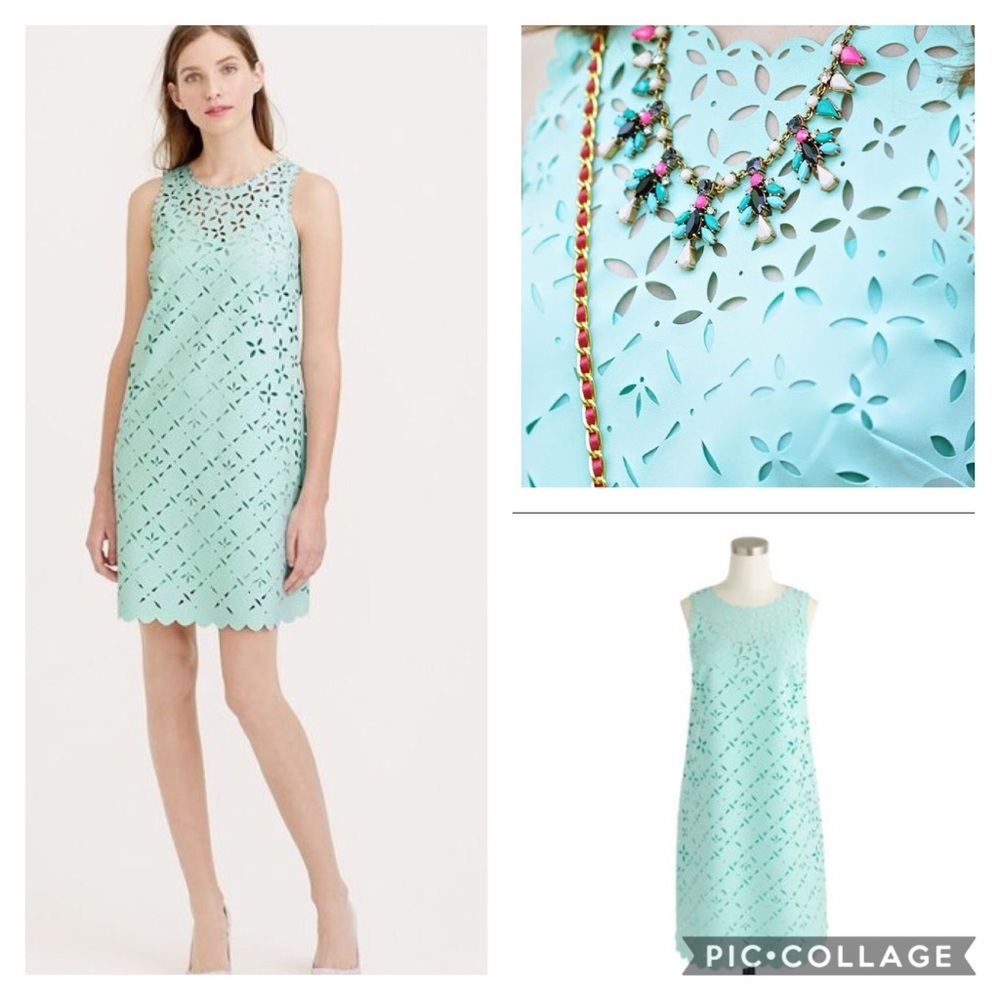 J.Crew laser-cut floral shift